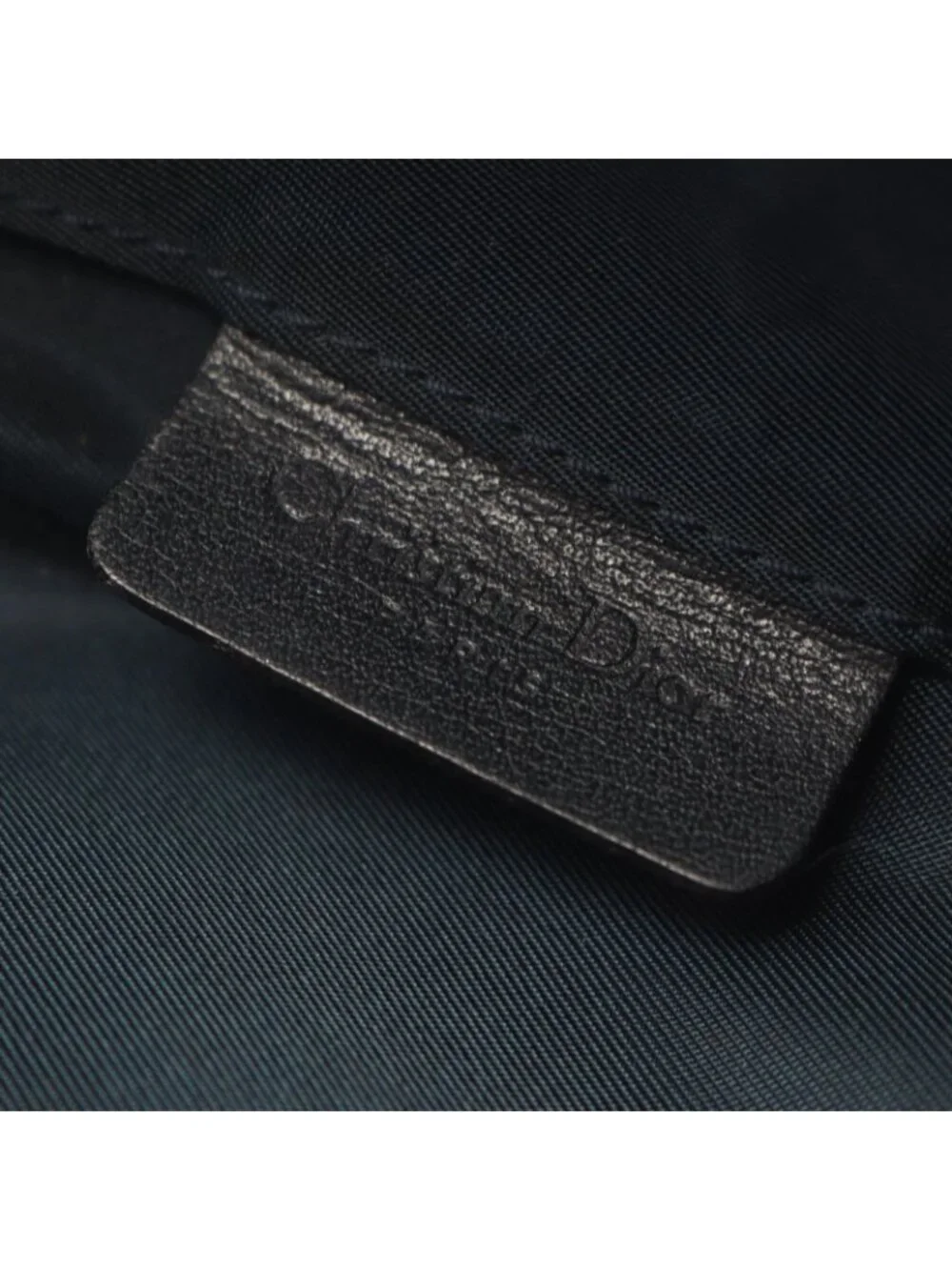 Dior Pouch Trotter Saddle Navy Canvas Leather